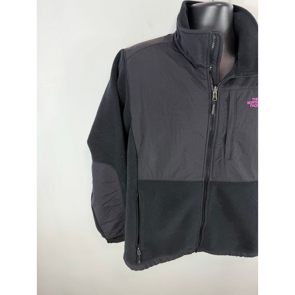 North Face Denali Fleece Jacket Black Womens XL Breast Cancer Edtn Full Zip - Picture 12 of 13